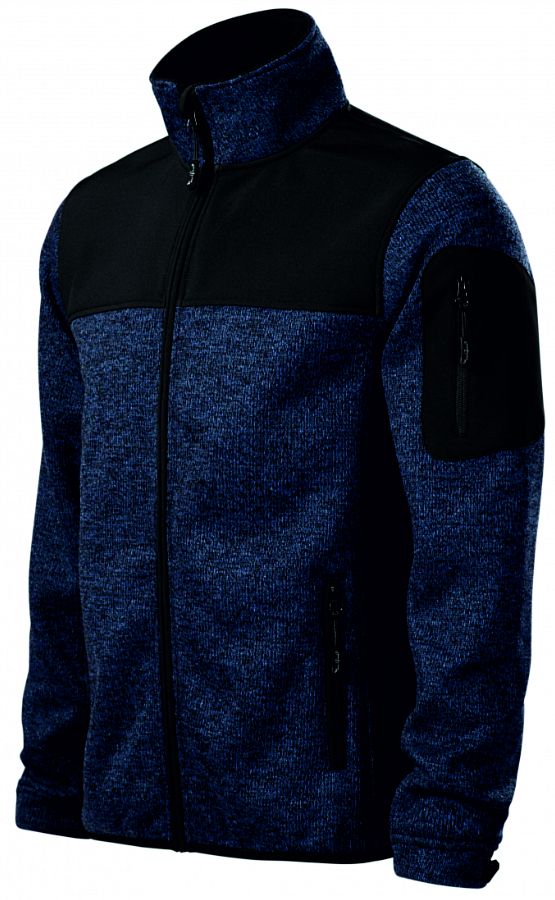 Softshellová bunda Casual 550 knit blue